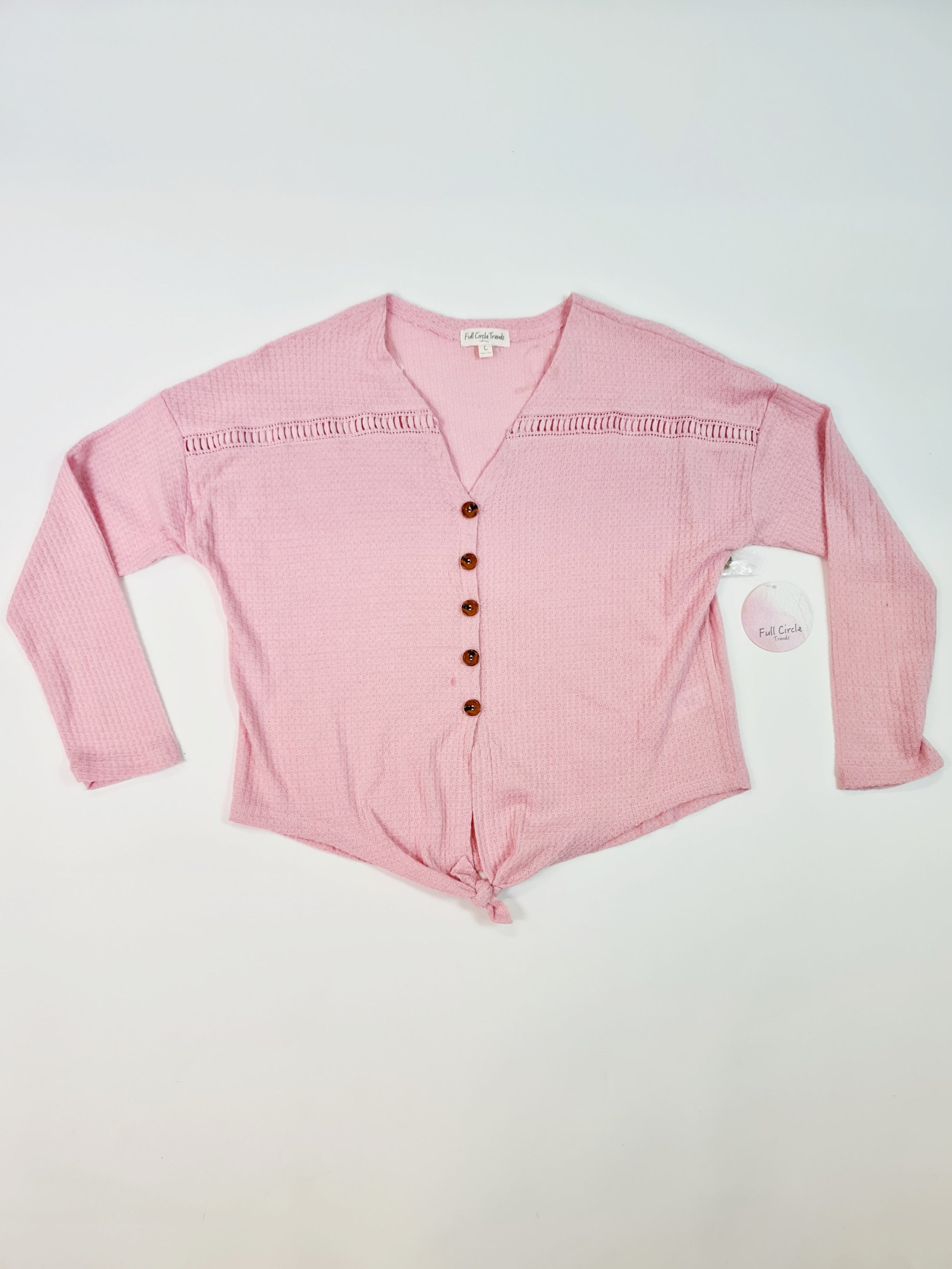 Suéter marca Full Circle Trends - (Talla: L/G) Rosa