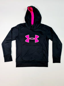 Suéter marca Under Armour - (Talla: S/P) Negro/Rosado