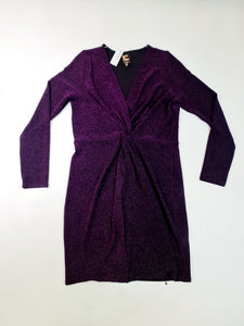 Vestido Corto Formal, Reitmans - (Talla: L/G) Morado