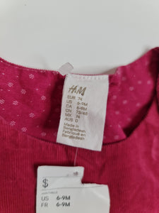 Vestido para niña marca H&M para niñas de 6-9 meses